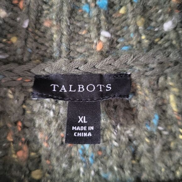 Talbots Women's Shaker Stitch Tweed Pullover Sweater - Picture 3 of 14